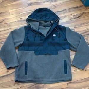 Hurley Evergreen Burrito Anorak fleece jacket
